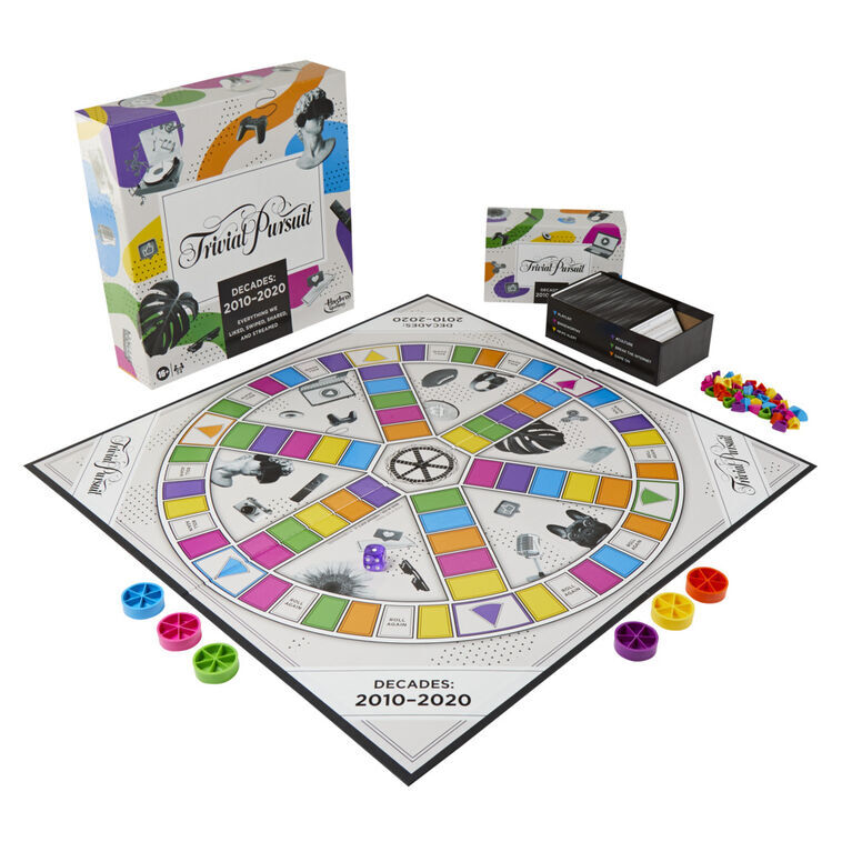 Trivial Pursuit Decades 2010 to 2020 Board Game - English Edition