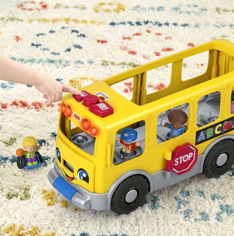 Fisher-Price - Little People - Gros autobus scolaire jaune