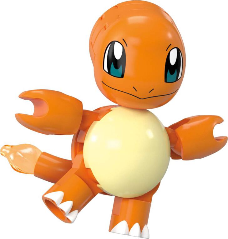 MEGA  Pokémon  Figurine articulée  Salamèche, Pokéball (16 pièces)