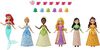 Disney Princess Toys, 6 Small Dolls and Accessories