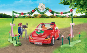 Playmobil - Starter Pack Couple de mariés avec photographe et voiture