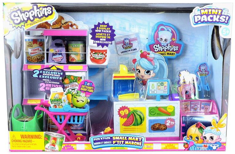 Shopkins Season 10 Pick 'N' Pack Small Mart Playset Toys R Us Canada