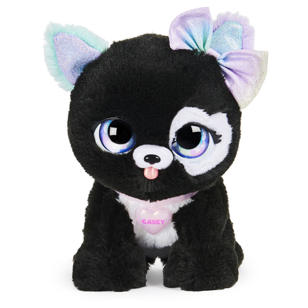 Pretend Play Gift New 11" Glitter Puppy Dog Stuffed Plush Toy Animal 
