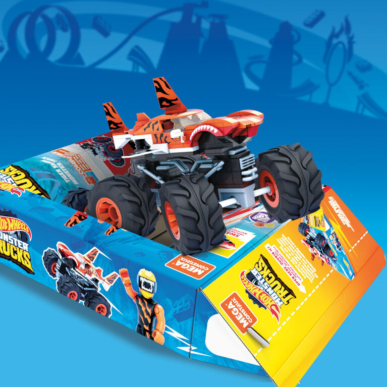 Mega Construx Hot Wheels Tiger Shark Monster Truck