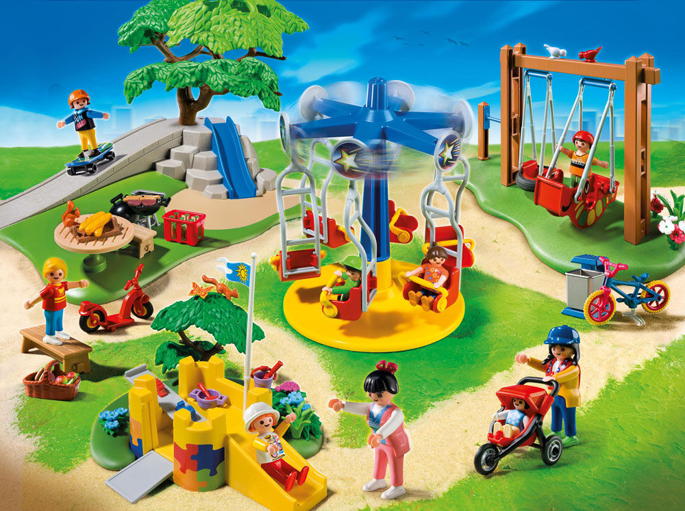 parc jeux playmobil