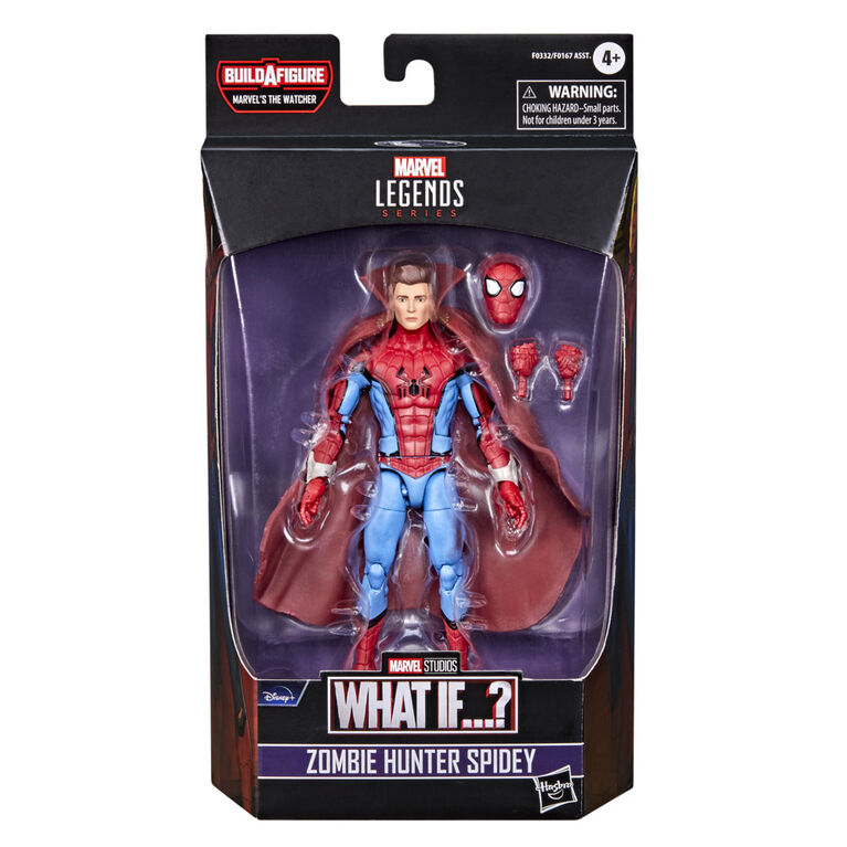 Marvel Legends Series 6-inch Scale Action Figure Toy Zombie Hunter Spidey and Build-a-Figure Part