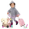 Our Generation, Passenger Pets, 18-inch Doll & Pet Travel Set