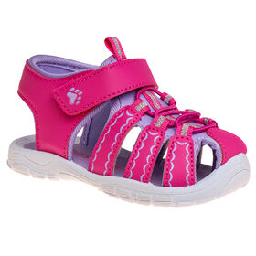 Toddler Fuch/Purple Sandal Size 7