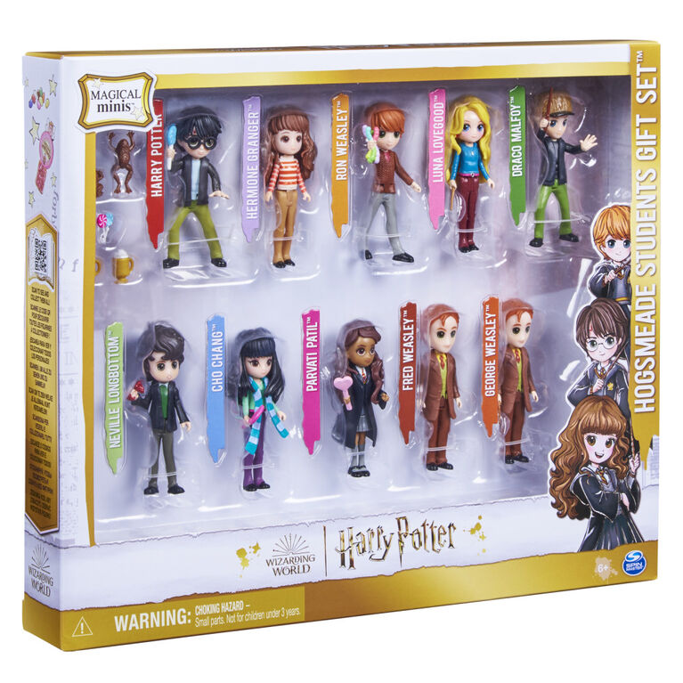 Wizarding World Harry Potter, Magical Minis Hogsmeade Students Gift Set with 10 Figures