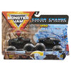 Monster Jam, Official Soldier Fortune Black Ops vs. Max-D Color-Changing Die-Cast Monster Trucks, 1:64 Scale