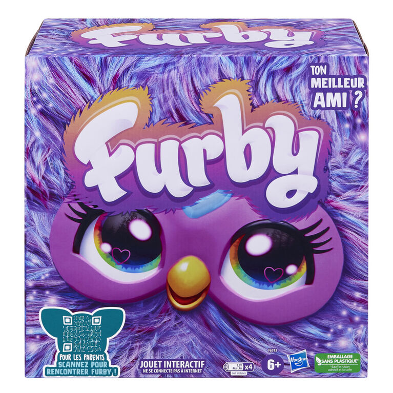 Furby Purple Interactive Plush Toy - French Version