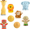 Fisher-Price Little People Wildlife Train & Trek Toddler Gift Set with Animals & Figures