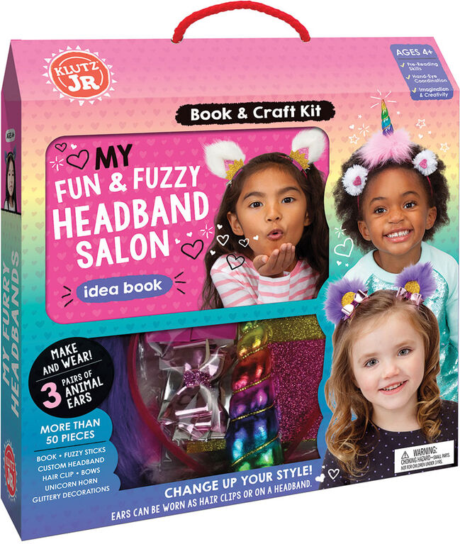 Klutz Jr: My Fun and Fuzzy Headband Salon - Édition anglaise