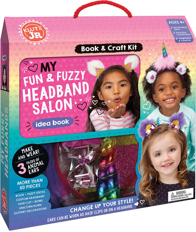Klutz Jr: My Fun and Fuzzy Headband Salon - English Edition