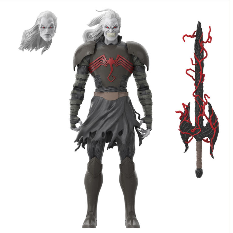 Marvel Legends Series Spider-Man 60th Anniversary Marvel's Knull and Venom 2-Pack King in Black 6-inch Action Figures, 5 Accessories