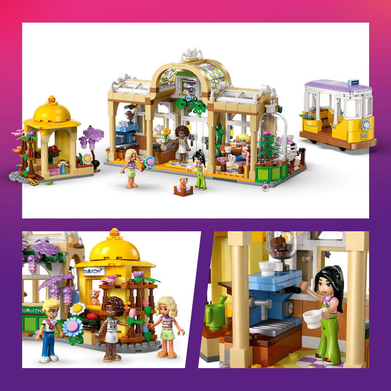 LEGO Friends Plant Caf&eacute; & Flower Shop Pretend Play Building Toy for Girls and Boys, 9+ - 42671