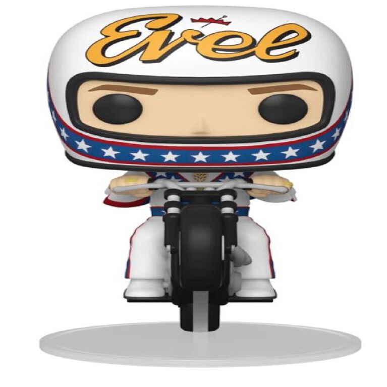 Figurine en vinyle Evel Knievel on Motorcycle par Funko POP! Rides