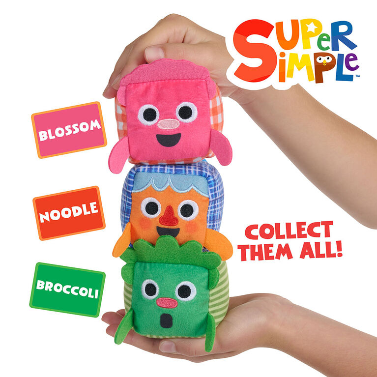 Super Simple Sensory Song Cubes, Broccoli (Green) Musical Plush Toy