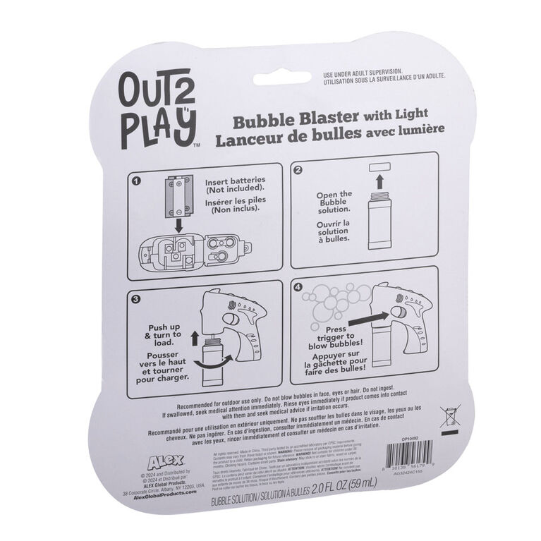 O2P Bubble Blaster With Light
