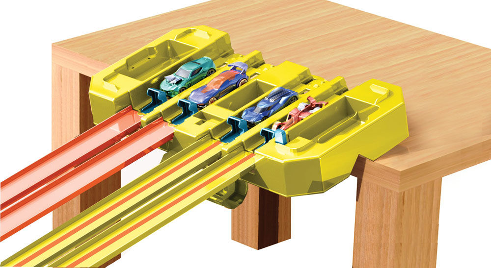 hot wheels multi lane speed box