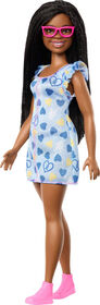 Barbie Fashionistas Doll #229, Barbie Doll with Down Syndrome Wearing Heart-Print Dress