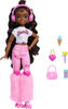 Dream Besties Barbie "Brooklyn" Roller Skating Fashion Doll with 9 Music & Video Themed Accessories