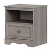 Savannah 1-Drawer Nightstand - End Table with Storage- Sand Oak