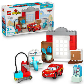 LEGO DUPLO │Les Bagnoles Disney et Pixar La Visite de McQueen au Garage de Doc, Jouet à Construire pour Tout-Petits 10456