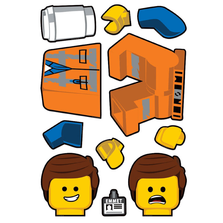 LEGO Staticker - LEGO Movie 2: Emmet
