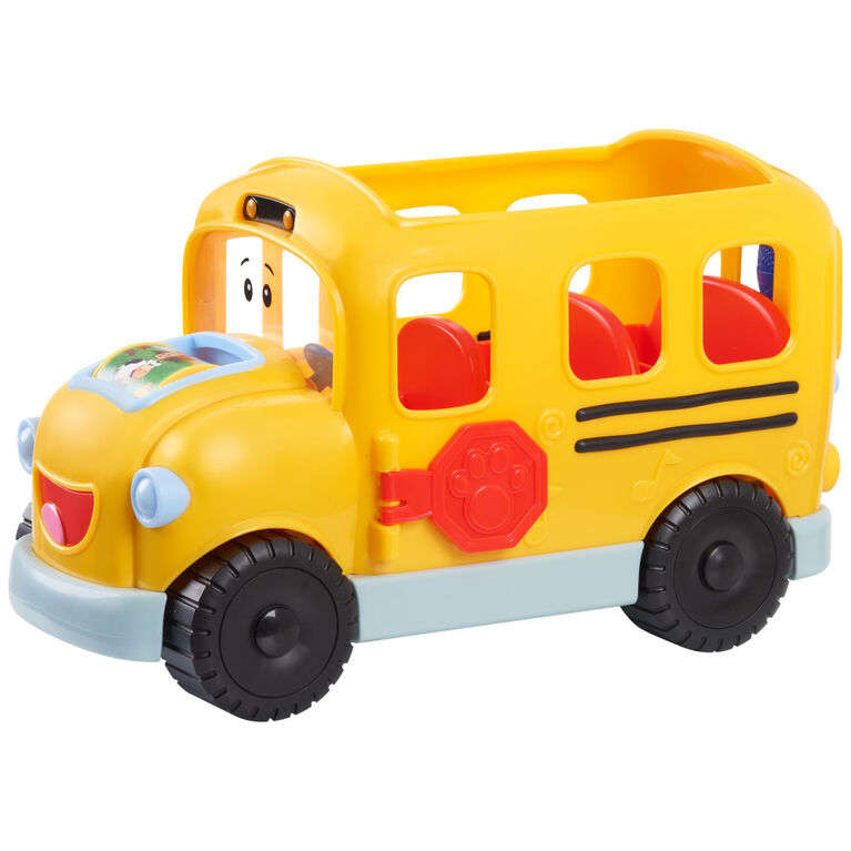 Blue's Clues and You! Sing-Along School Bus with Josh and Blue Figures, Includes Microphone and Plays 3 Songs - R Exclusive