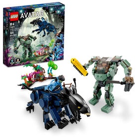 LEGO Avatar Neytiri and Thanator vs. AMP Suit Quaritch 75571 (560 Pieces)
