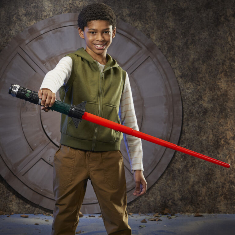 Star Wars Lightsaber Forge Kyber Core Baylan Skoll, Orange Customizable Lightsaber