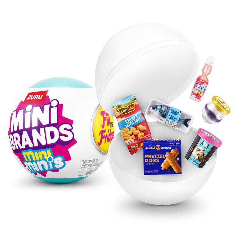 Mini Brands Fill the Fridge Mini Minis Série 1 Capsule de ZURU