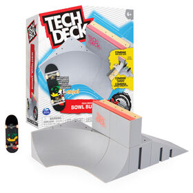 Tech Deck, Bowl Builder X-Connect Park Creator, Customizable and Buildable Ramp Set with Exclusive Fingerboard