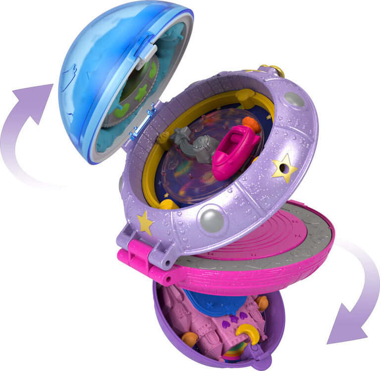 Polly Pocket Dolls and Accessories, Double Play Space Compact