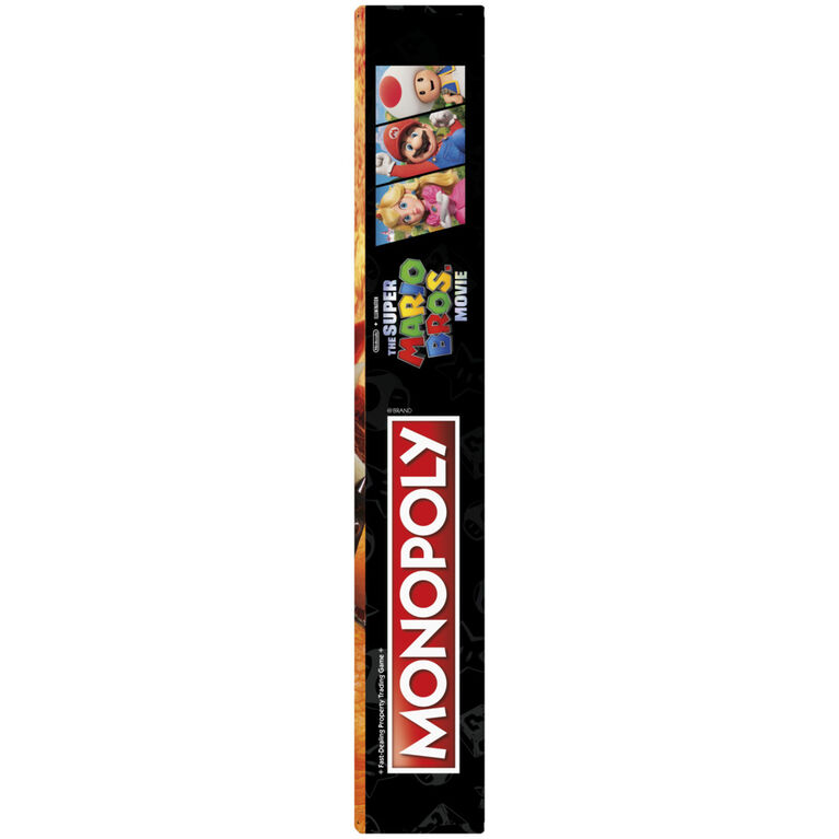 Monopoly : éditon film Super Mario Bros., jeu de plateau pour enfants, inclut pion Bowser