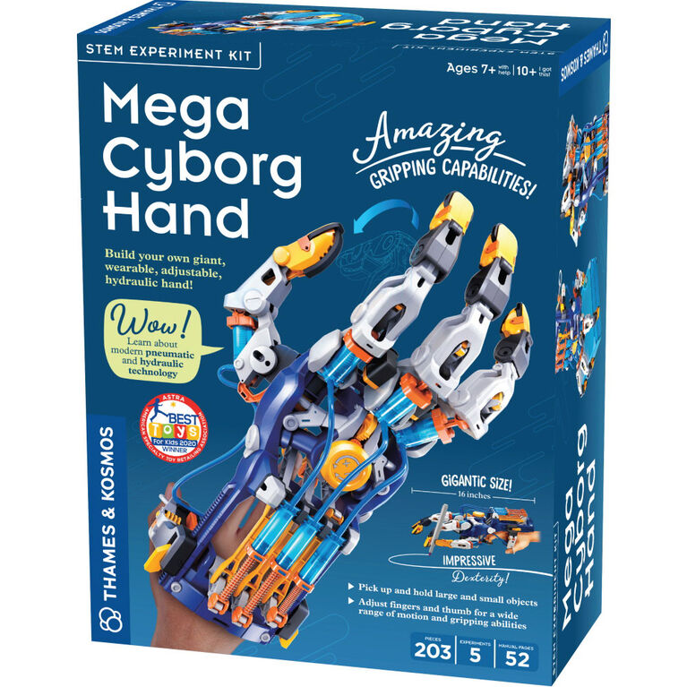 Thames & Kosmos: Mega Cyborg Hand - English Edition