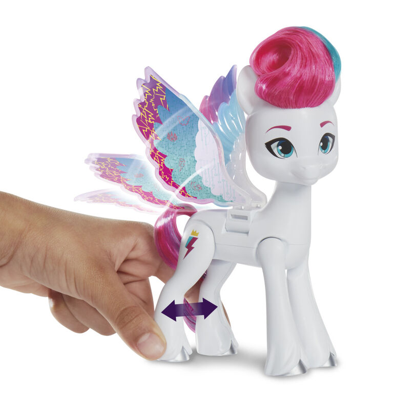 My Little Pony Dolls Zipp Storm Wing Surprise, 5.5-Inch My Little Pony Toy with Wings and Accessories