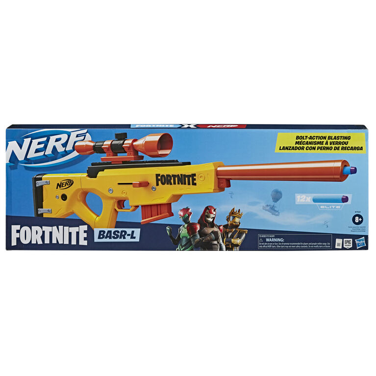 Nerf Fortnite BASRL Bolt Action, Clip Fed Blaster Toys R Us Canada