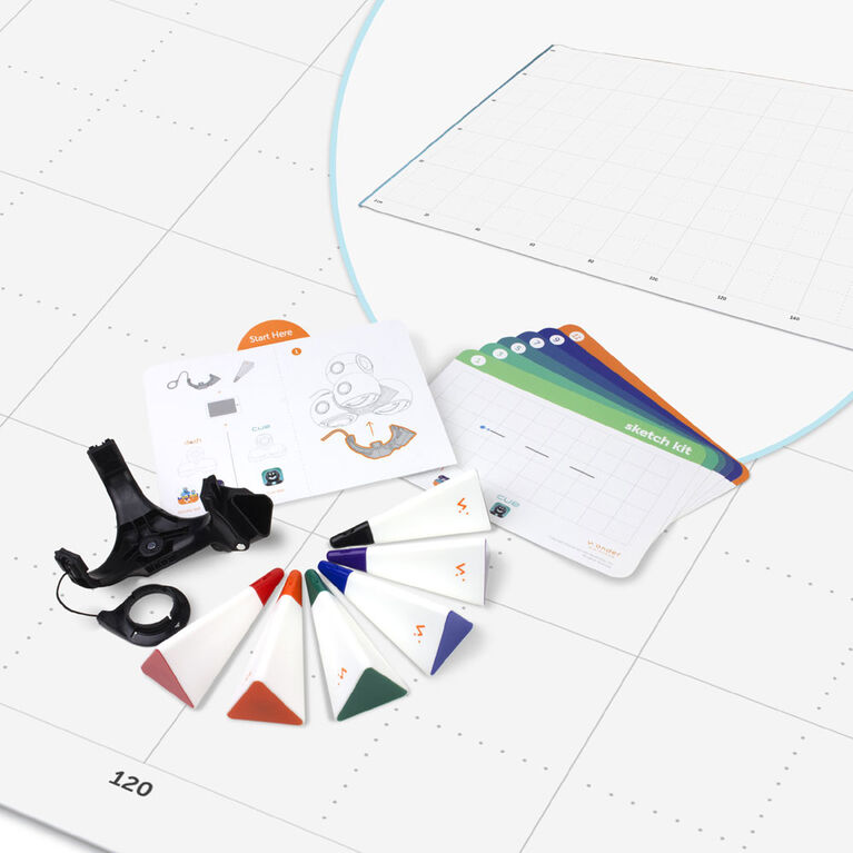 Wonder Workshop - Whiteboard Mat For Sketch Kit, Dash & Cue