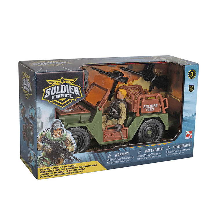 Soldier Force Patrol Vehicle Playset - Styles may vary - R Exclusive