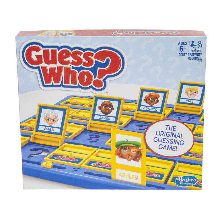 Hasbro Gaming - Jeu GUESS WHO? - les motifs peuvent varier