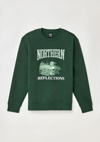 Northern Reflections Crewneck Héritage avec Huard pour Adultes, Vert