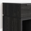 Hourra 1-Drawer Nightstand Gray Oak