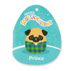 Squishmallows 12" Plush - Prince the Pug with Flannel Shirt
