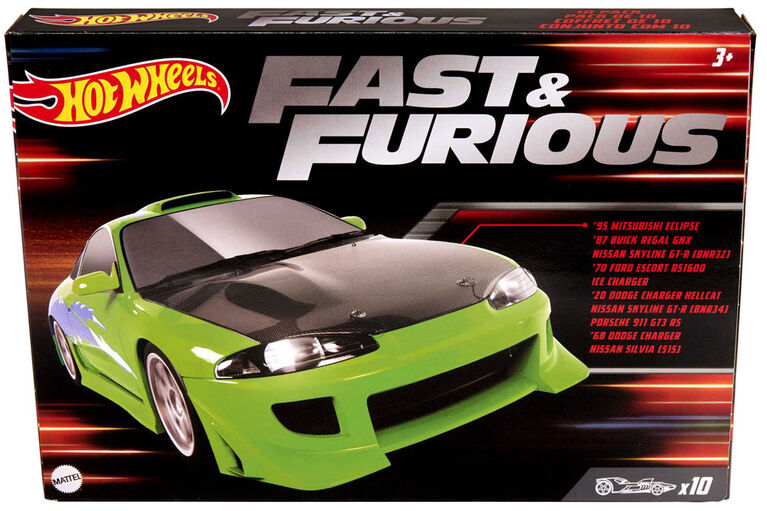 Hot Wheels Fast And Furious Themed 10-Pack | Toys R Us Canada