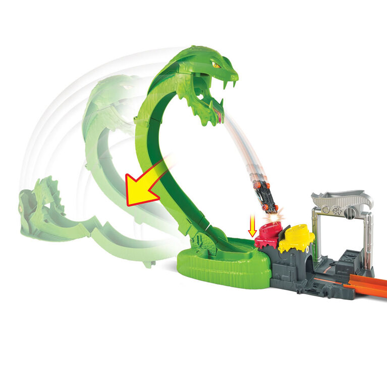 Hot Wheels Cobra Adventure Game Set Snake-themed Fun Set,cars