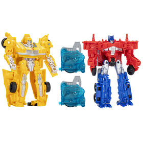 Transformers Buzzworthy Bumblebee,Transformers: Pack de 2 figurines Évasion à l'Energon