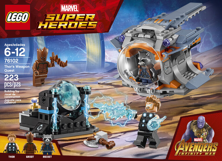 Lego Super Heroes Thor S Weapon Quest 76102 Toys R Us Canada