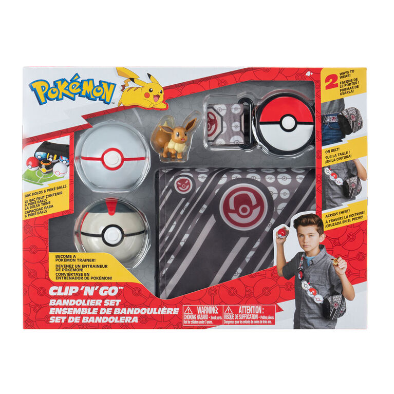 PKW - Bandolier Set - Premier Ball and Timer Ball, Eevee #1, Belt, Bag - W4